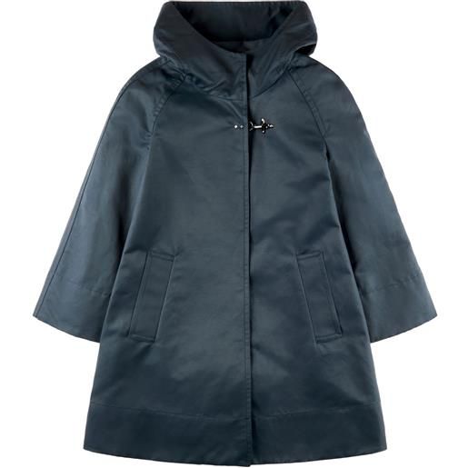 Fay cappotto con cappuccio - blu