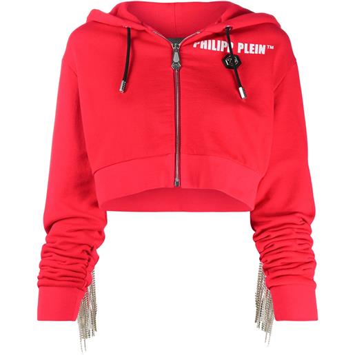 Philipp Plein felpa con cappuccio - rosso