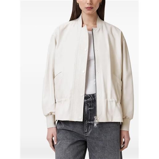 AllSaints giacca sofi con coulisse - toni neutri