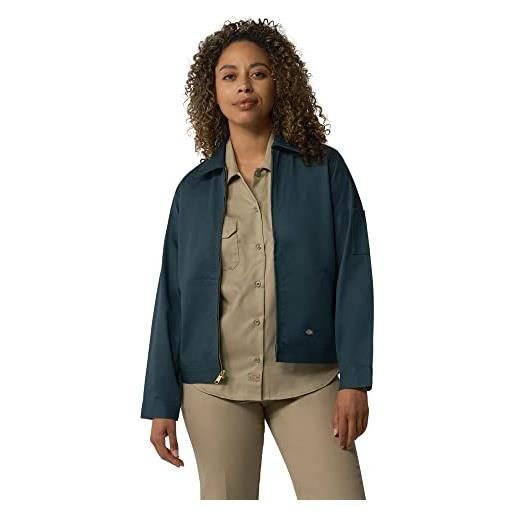 Dickies women's unlined eisenhower jacket giacca, blu (airforce blue), xl donna