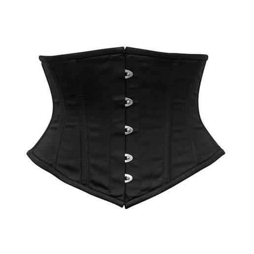 Werforu - 2 Pcs Women Deep Waist Corsets Waspie Corsets