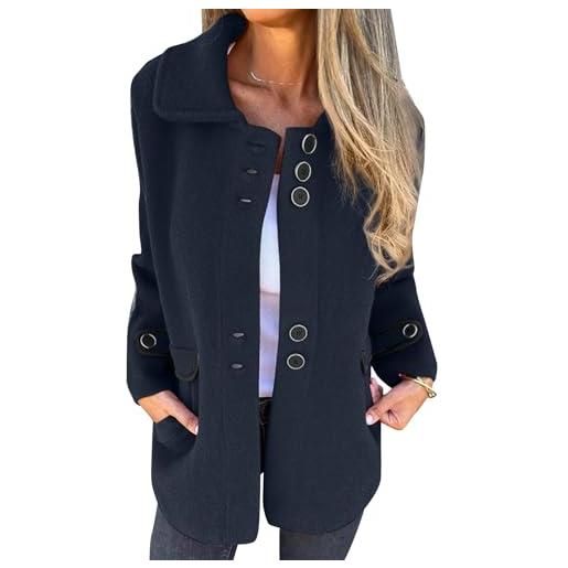 MOKBAY cappotto di lana donna cappotti invernale taglie forti cappotto taglie forti elegante giacca elegante giacca lana calda autunno cappotti invernali donna l