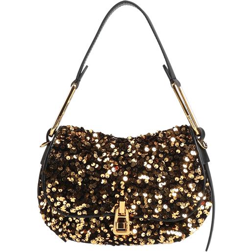 Borsetta elegante e luccicante a busta con paillettes, borsa da donna