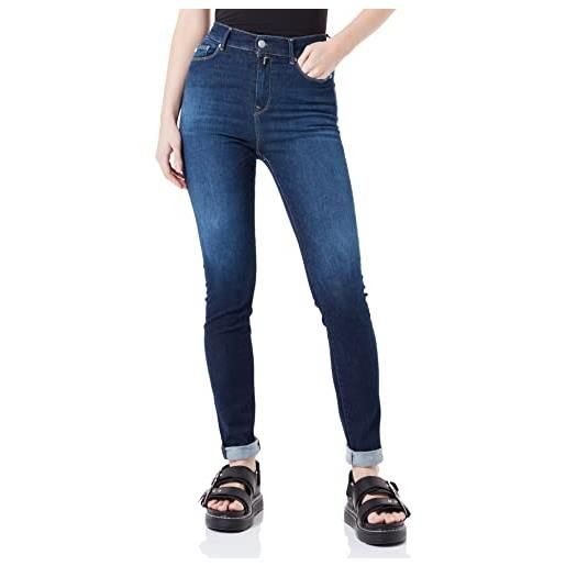Replay mjla jeans, 007 blu scuro, 27w x 30l donna