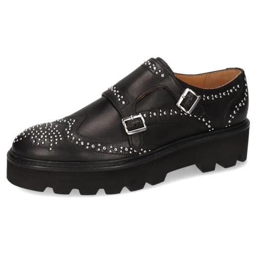 Melvin & Hamilton monk scarpe donna sally 47, nero, 36 eu stretta