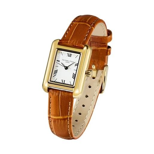 VICTORIA HYDE Orologio da polso da donna, analogico, al quarzo, quadrato, con quadrante verde, eleganti orologi da donna, Verde/nero
