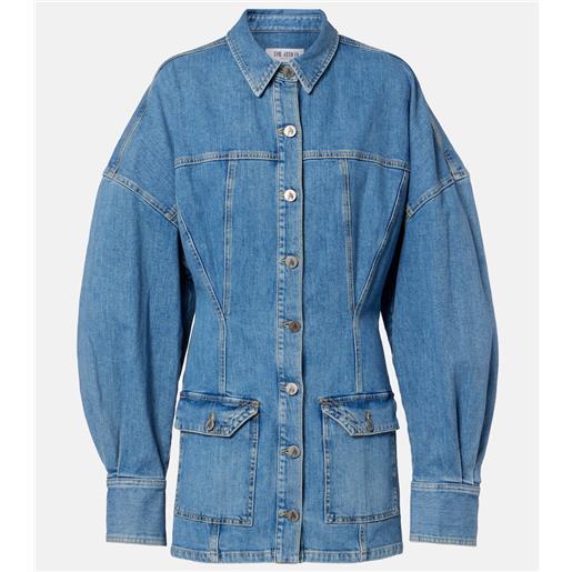 The Attico abito corto di jeans