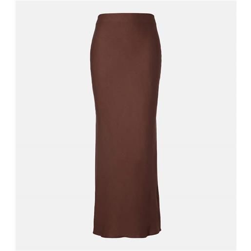 Brunello Cucinelli gonna lunga in twill