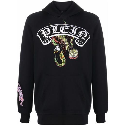 Philipp Plein felpa con stampa - nero