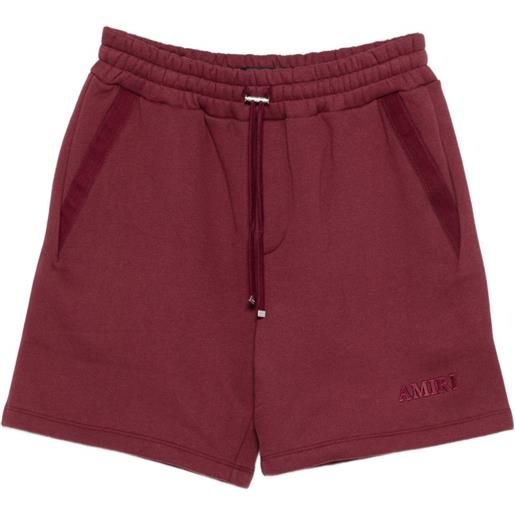 AMIRI shorts sportivi con coulisse - rosso