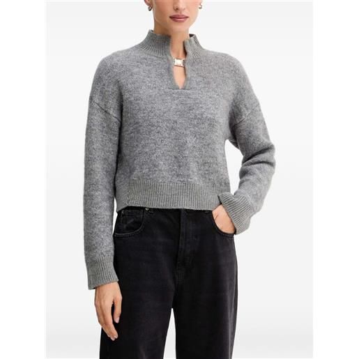 SIMONA CORSELLINI maglione con decorazione - grigio