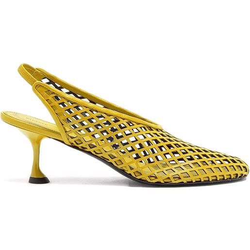 Proenza Schouler pumps tee con cinturino posteriore - giallo