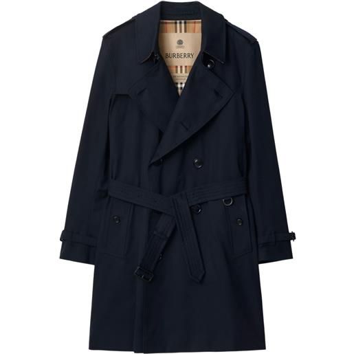 Burberry trench kensington heritage medio - blu