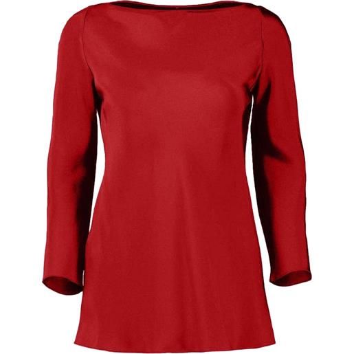 Peter Cohen tunica in seta - rosso