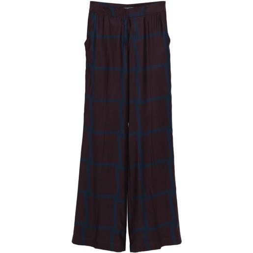 Gianluca Capannolo pantaloni con motivo geometrico - viola