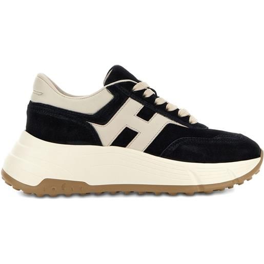 Hogan sneakers hi-fi in pelle - nero