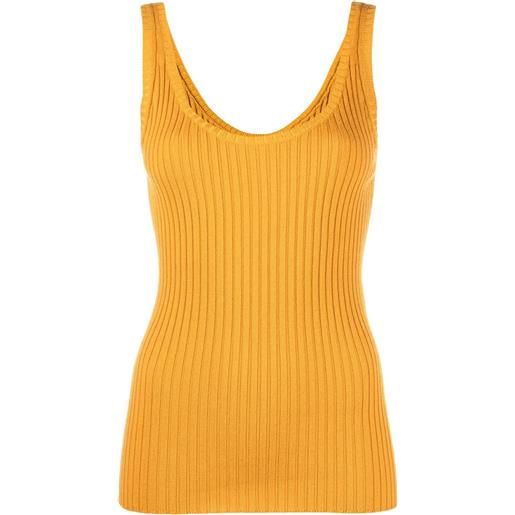 Chloé canotta a coste - giallo