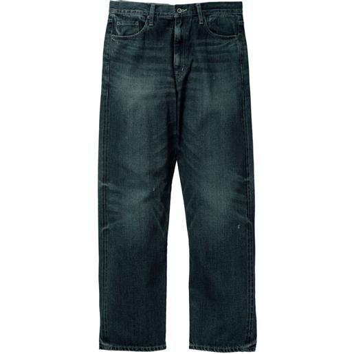 Neighborhood jeans con design a cinque tasche - blu