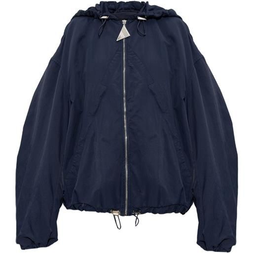 The Attico giacca con cappuccio - blu