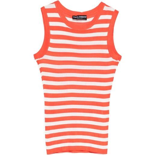 Dolce & Gabbana top a righe - arancione