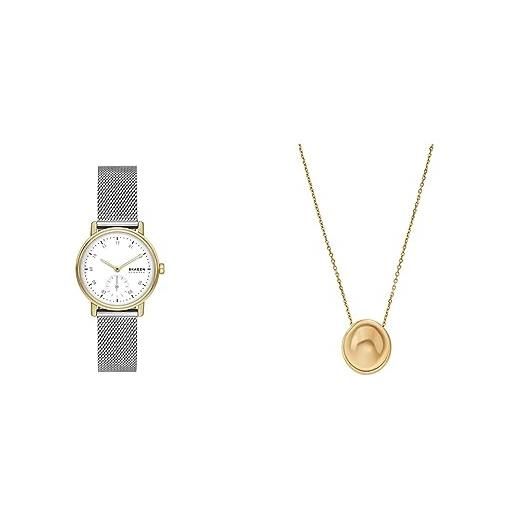 Radley RY4399A Orologio Da Donna – Quadrante Floreale, Cassa Oro Rosa E Cinturino A Rete Argento - 4