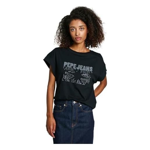 Pepe Jeans maglietta da donna lira, nero, s