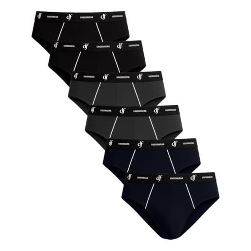 BOXER Da Uomo Biancheria Intima Premium Bottone BAULI Pantaloni Slip - Foto 3