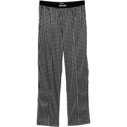 TOM FORD pantaloni a pois - nero