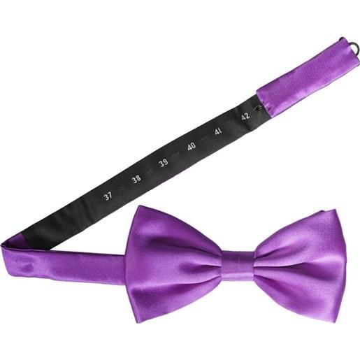 Stefano Ricci papillon in seta - viola