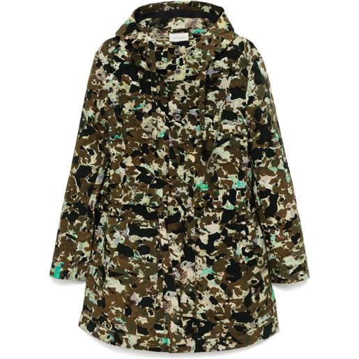 Craig Green parka con stampa camouflage - marrone