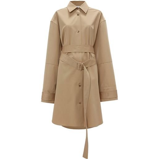 JW Anderson abito modello trench a doppio giro - toni neutri