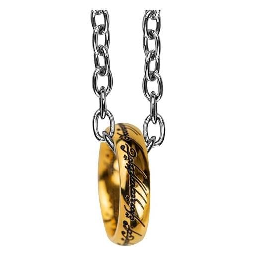 Anello Elfico Fosforescente – Il Signore Degli Anelli, Acciaio 316L, Scritta In Rosso Che Brilla Al Buio, Larghezza 7 Mm - 4