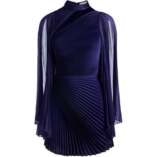 alice + olivia abito corto aurelie - blu