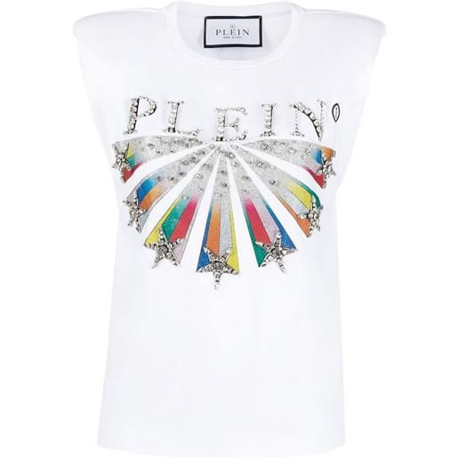 Philipp Plein t-shirt con stampa - bianco