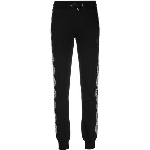 Philipp Plein joggers con decorazione - nero