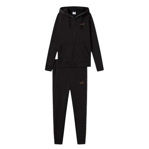 PUMA ess+ animal fz hood suit tr nero (01)