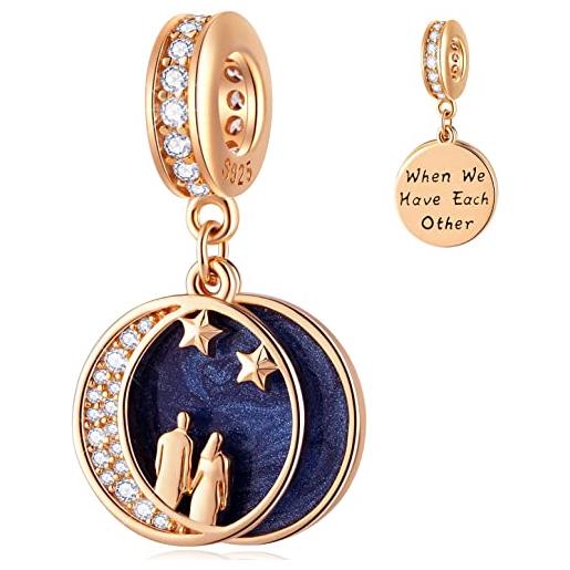 ATTALLEN Collana In Argento 925 Con Ciondolo A Cuore In Moissanite 2 Ct, Inclusa Scatola Portagioie In Legno E Panno Per Lucidatura, Regalo Di Lusso Per Lei