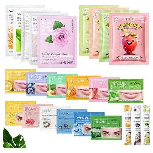 Fascia Sport Carina Chuangdi 3 Cerchietti Per Capelli Da Donna, Per Il Trucco Del Viso, In Morbida Spugna, Per Lavare La Maschera Per Il Viso, Regali Per Spa E Doccia (bianco Skincare