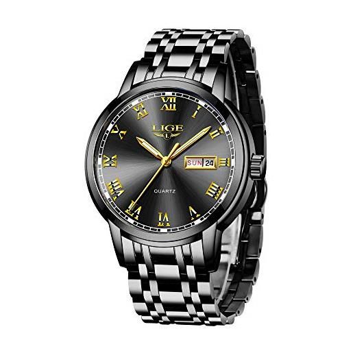 Orologio Da Uomo In Acciaio Inossidabile Con Cinturino In Pelle Cronografo, Business Casual, Quadrante Da 47 Mm, Rosso Nero Da 123,8 € | DHgate