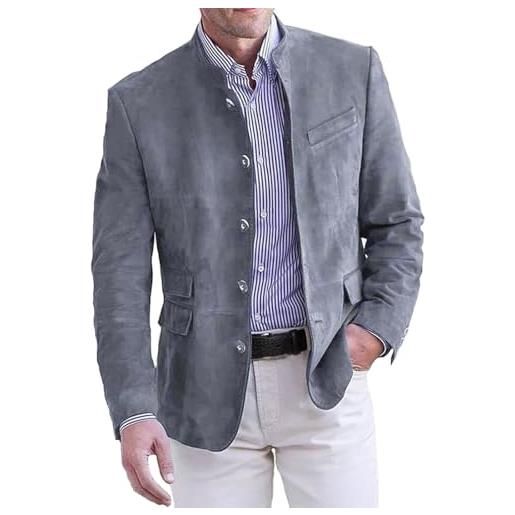 Gilet Uomo In Velluto A Coste Slim Vintage - Abbottonato, Tinta Unita, Senza Maniche (Taglie S-3XL)