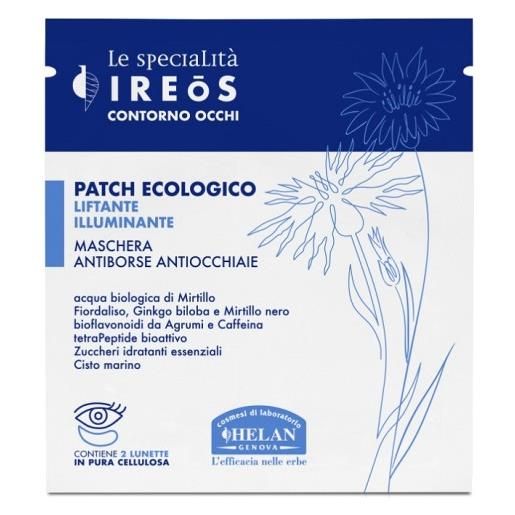 HELAN COSMESI Srl ireos patch ecologico liftante illuminante 2 pezzi