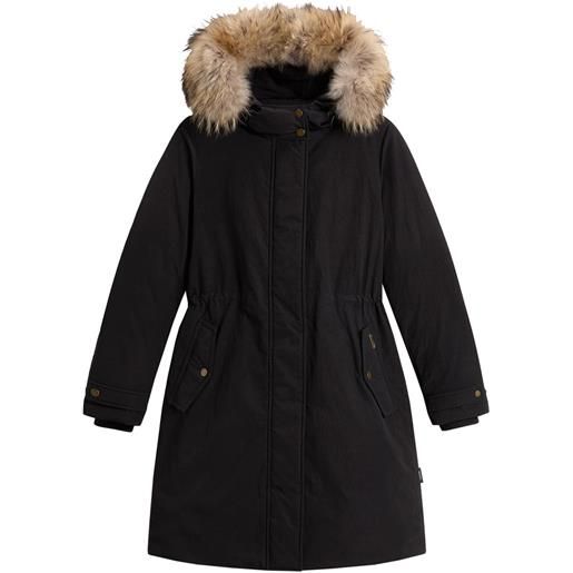 WOOLRICH parka con pelliccia racoon grace donna