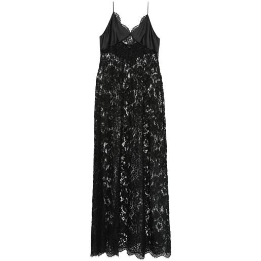Vestito da notte sexy da donna con scollo a V Nero 44/M