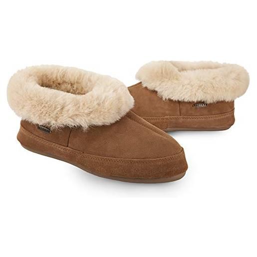 Acorn oh ewe ii donna us 6 marrone pantofole