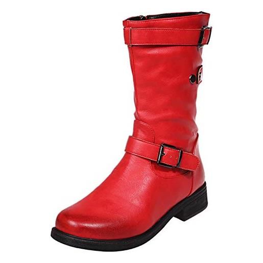 Nuovi Stivali Platform Casual Con Tacco A Zeppa Rotonda
