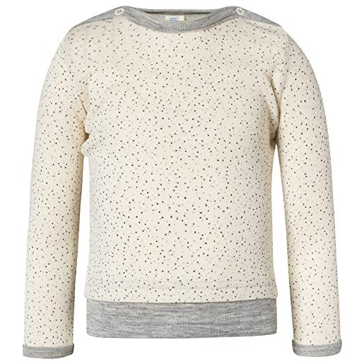 Engel maglia da neonato in lana merino e seta, per bambini, 70 5503, naturale (stampato), 50/56 cm
