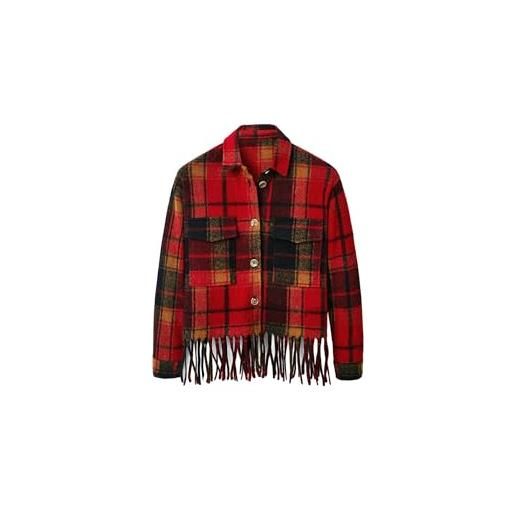 Desigual chaq_kiever, 3007 burgundy giacca, red, s da donna