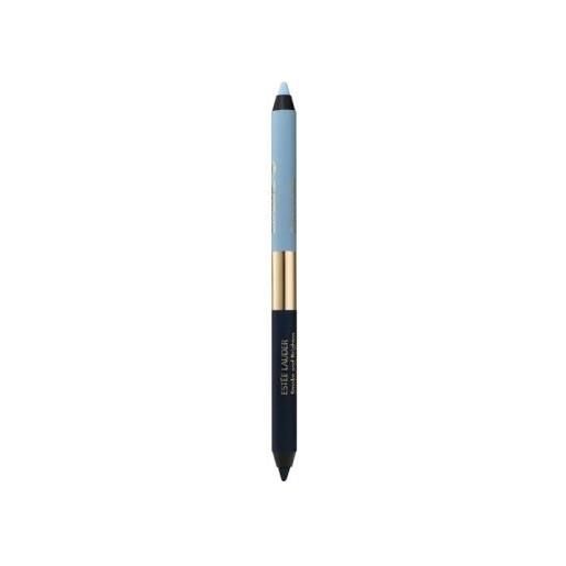 Estee Lauder smoke and brighten kajal eyeliner duo matita occhi 2 in 1 marine/sky blue