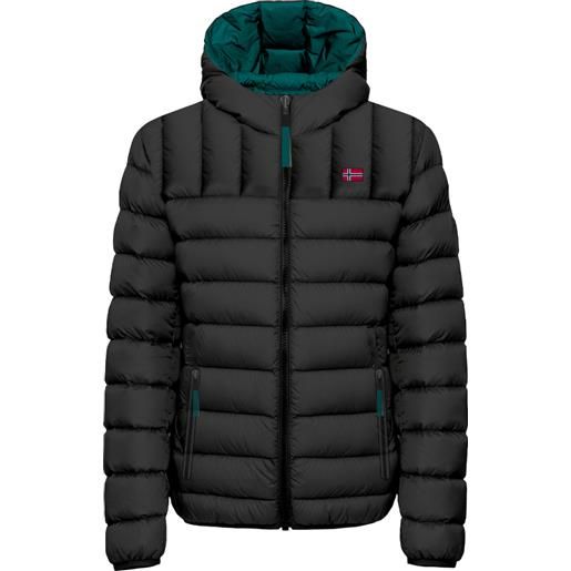 Scuola nautica italiana - piumino uomo invernale imbottito black/alpine