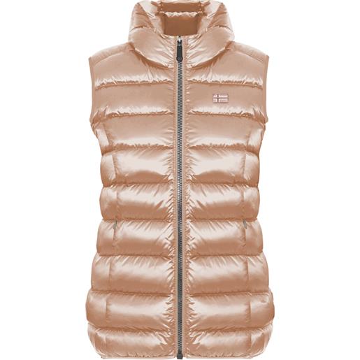 Toocool Piumino Corto Donna Smanicato - Gilet Imbottito In Nylon, Taglia Unica (38-44), Chiusura Con Cerniera, HP3628